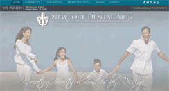 Desktop Screenshot of newportdentalartsoc.com